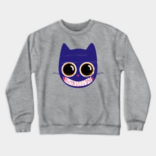 Ete the purplish cat Crewneck Sweatshirt